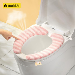 TOOLCLUB 马桶垫冬季加绒马桶坐垫四季通用加厚静电吸附柔软亲肤