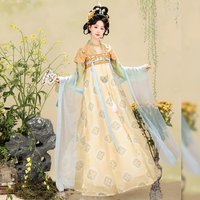妃亦坊 原创汉服唐制齐胸刺绣襦裙印花淡雅日常春夏款