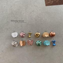 恬崽SweetyTiny 金属系列8ml晕染液ins短甲古铜砂金银色晕染美甲