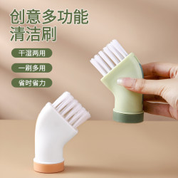 创意多用清洁刷可连接矿泉水瓶干湿两用清洁刷家用死角清洗缝隙刷