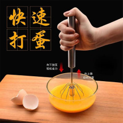 半自动打蛋器 搅拌棒 厨房工具 奶油搅拌 12寸大号烘焙搅拌器