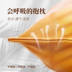 抱枕靠枕靠垫沙发靠透气防水垫靠背垫床头靠背垫家用免洗抱枕