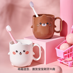加厚防摔萌趣刷牙杯儿童漱口杯卡通学生可爱牙刷杯男孩女孩牙缸