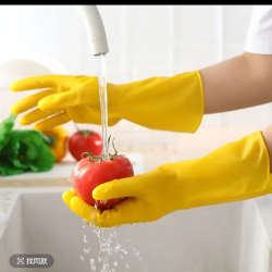 防水防油手套 家务卫生乳胶手套洗碗