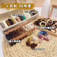 高弹力耐用丸子头高马尾简约气质发圈成人发圈发绳