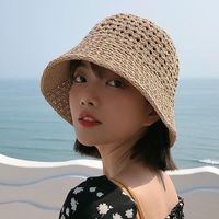草帽2026新款紫外线女款夏季薄款防晒洋气帽子遮阳夏天流行渔夫帽