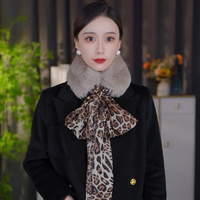秋冬新款女士复古围巾女气质围脖保暖