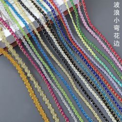 拍二发三波浪弯小弯花边S边 配件