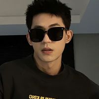 墨镜推荐男生专用大脸显瘦痞帅防紫外线太阳镜女潮防强光太阳眼镜