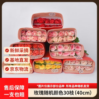京东鲜花 玫瑰花 30枝 颜色