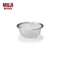 無印良品 MUJI 不锈钢沥水盆 厨房 洗菜盆 家用 XXS 直径11.6x高5.3cm
