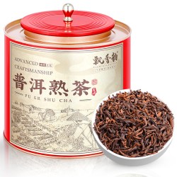 飘香韵 宫廷金芽普洱熟茶普洱茶熟普洱云南勐海古树茶叶散装自己喝