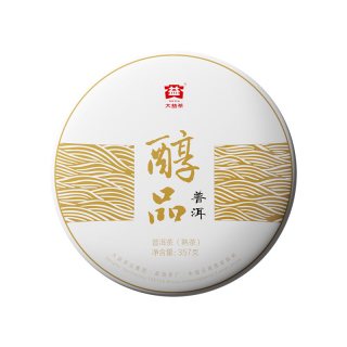 移动端：大益 普洱茶镇店之宝熟茶经典醇品357g饼茶叶2201批次