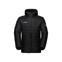 MAMMUT 男式 Broad Peak Light 连帽夹克, 黑色 M