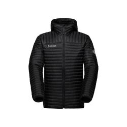 MAMMUT 男式 Broad Peak Light 连帽夹克, 黑色 M