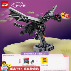 乐高 积木我的世界21595 末影龙男女孩儿童玩具七夕情人节礼物