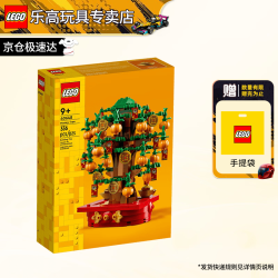 乐高 新春系列拼装积木玩具春节收藏新年 40648 摇钱树