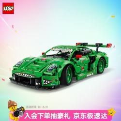 乐高 积木42224保时捷911GT3 REXY AO Racing赛车儿童玩具新年
