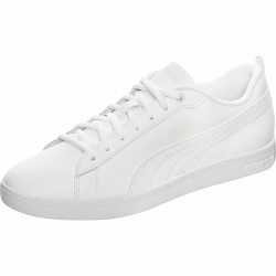 PUMA 彪马 女士 Smash Wns V2 L 运动鞋,White (Puma White-puma White),4 UK