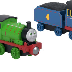 Thomas &amp; Friends 费雪 JNF91 玩具火车 3 件装 Thomas Diesel and James 玩具火车头 带磁性连接