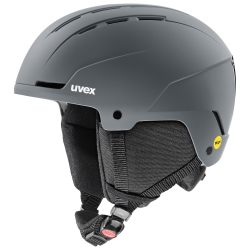 uvex Glance MIPS – 结实耐用的滑雪头盔 – 个人尺寸调整 – 优化通风 – 犀牛灰哑光 – 58-62