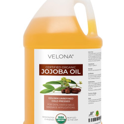 velona 荷荷巴油 1892ml USDA有机认证 纯天然冷压载体油 保湿护肤 面部身体护理