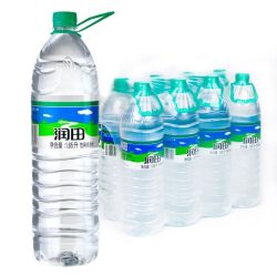 润田 纯净水 办公会议室瓶装水 家庭饮用水 1.65L*8瓶 塑包装