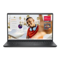 戴尔 Inspiron 15 3535 笔记本电脑 15.6 英寸 FHD 120Hz,AMD 锐龙 5 7520U,8GB RAM LPDDR5,512GB 固态硬盘,AMD Radeon 显卡,Intel Wi-Fi 6,Windows 11 家庭版,德国 QWERTY 黑色