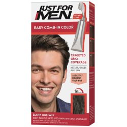 Just For Men 男士染发剂 深棕色 无氨无过氧化氢 轻松遮盖白发