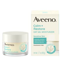 Aveeno 舒缓敏感肌面霜 燕麦舒缓修护 无香保湿凝胶 48g