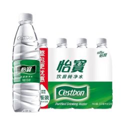 怡宝 纯净水555ml*12瓶塑封膜整箱饮用水家庭会议户外团建非矿泉水