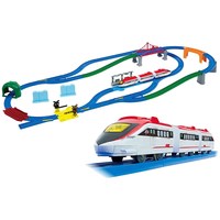 多美 日本多美卡火车模型普乐路路新干线电动轨道套组儿童玩具 [新品]经典豪华套组
