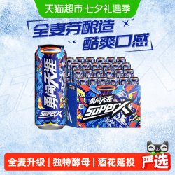 雪花 BEER/雪花 SNOWBEER 大规格实惠装 啤酒  勇闯天涯 500mL 24罐 听装 500ml