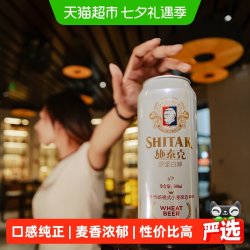 天湖啤酒 施泰克 原浆白啤 500ml*24听