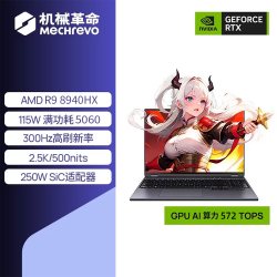机械革命 X6DRFR555K-C9125 锐龙R7高刷 游戏本