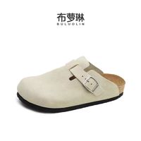 布萝琳 软木 男士拖鞋 浅卡其 45