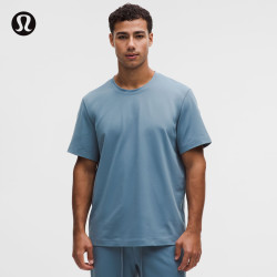 lululemon 男士Soft Jersey短袖针织衫 芯吸 钢青 M