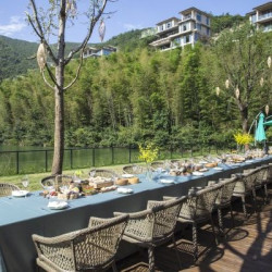 天目湖御水温泉·竹溪谷酒店 花坞·赏竹叠墅一居室【入户私汤 天然原石泡池】2晚(连住)
