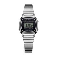卡西欧(CASIO) 卡西欧(CASIO)手表男女小方块复古电子表小金表情侣表送男友礼物 LA670WA-1DV女表