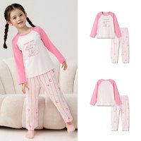 巴拉巴拉 儿童睡衣套装女童家居服宝宝2025春秋男童纯棉空调服
