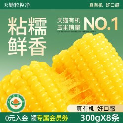天勤粒粒净 真空包装袋粘糯有机甜糯黄玉米