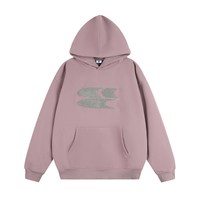 移动端：CryingCenter 秋冬logo刺绣经典低饱和连帽加绒卫衣 哭喊中心