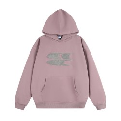 CryingCenter 秋冬logo刺绣经典低饱和连帽加绒卫衣 哭喊中心