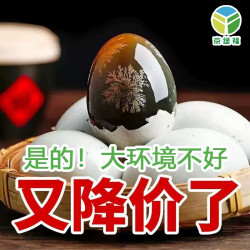 京绿福 松花蛋京绿福皮蛋无铅工艺溏心整箱批发直供限秒精选传统年货节