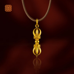 铜师傅 玺匠金铺《五股金刚杵（小号）》吉祥饰品 礼物 装饰品 收藏品 10.2g足金9999