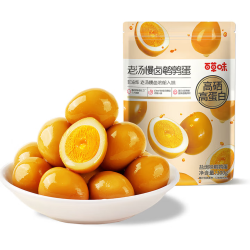 百草味 卤鹌鹑蛋 420g/64颗
