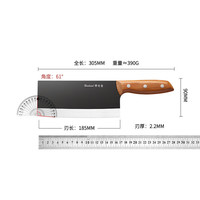 黑刃不锈钢厨师斩切