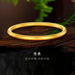 金至尊 古法足金999 黄金手镯