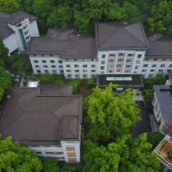 杭州六通宾馆 庭院双床房1晚