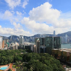 香港龙堡国际(B P International) 园林海景双床房1晚